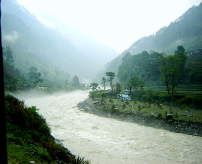 River Ganga at Gangotri