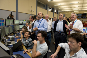 CERN-LHC: First Beam Steared