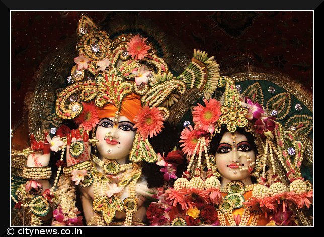 Radhey Krishna closeup view