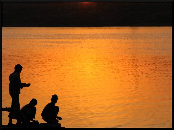 Chambal at the time of Sunset